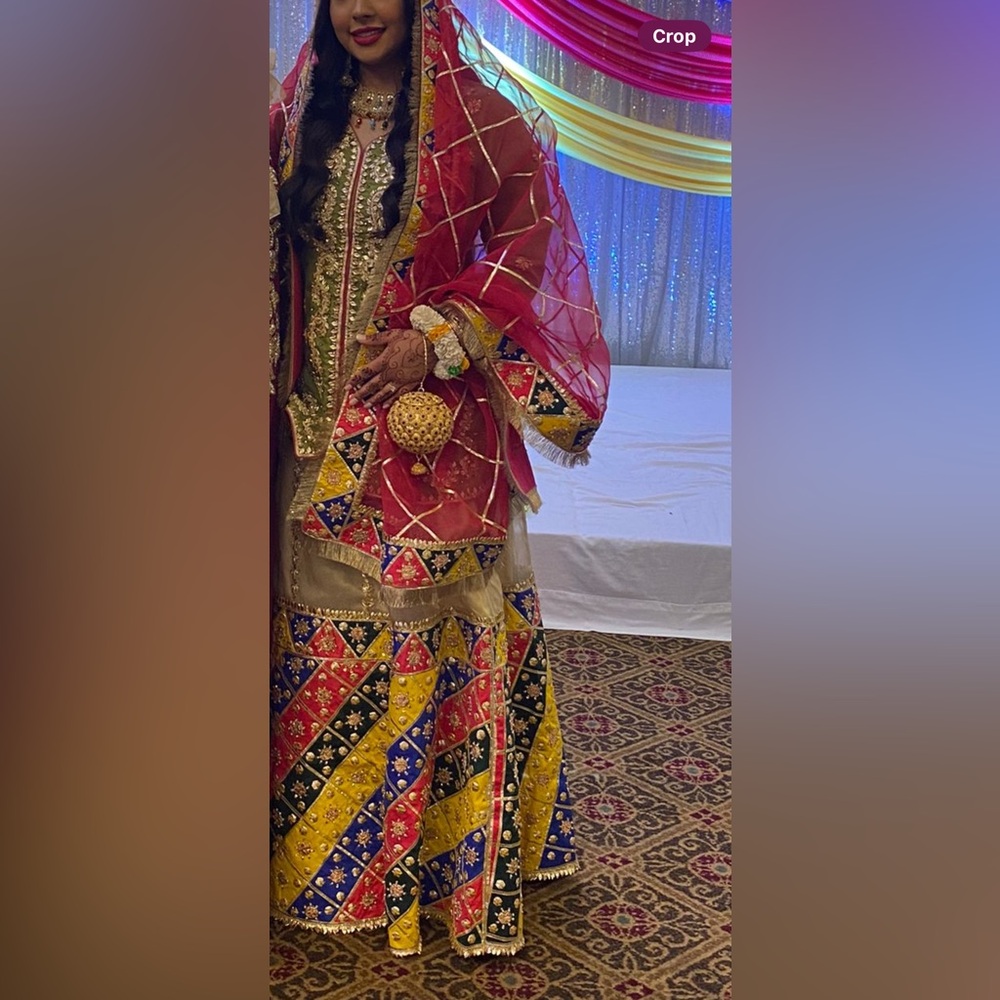Mehendi Lengha Outfit
